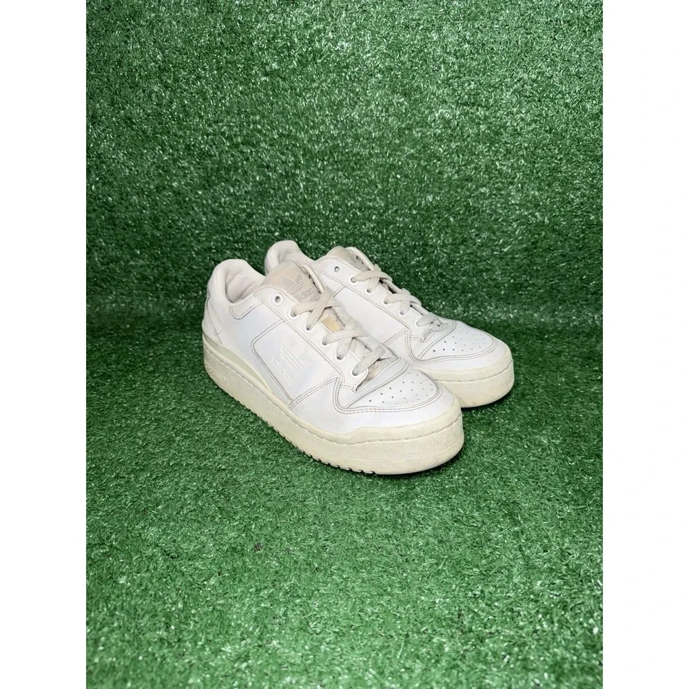 Adidas Shoes Womens Size 6 Forum Bold FY9042 White Leather Comfort Sneakers